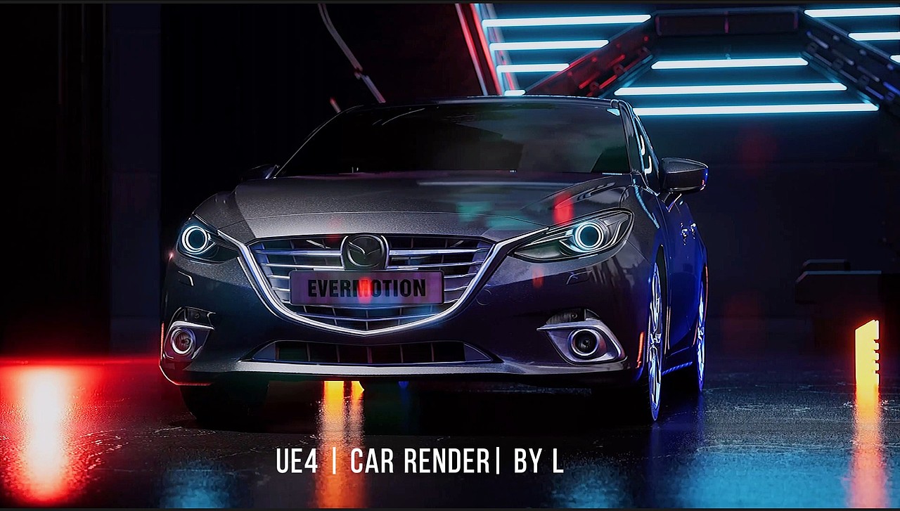 UE4作品-马自达汽车渲染