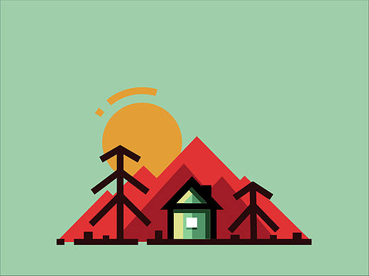 临摹——白天黑夜转换小动画（个人主页-ZNTE4ODY5MjQ=） - 动效设计 - 站酷设计师小米芽miya原创素材 - 站酷ZCOOL