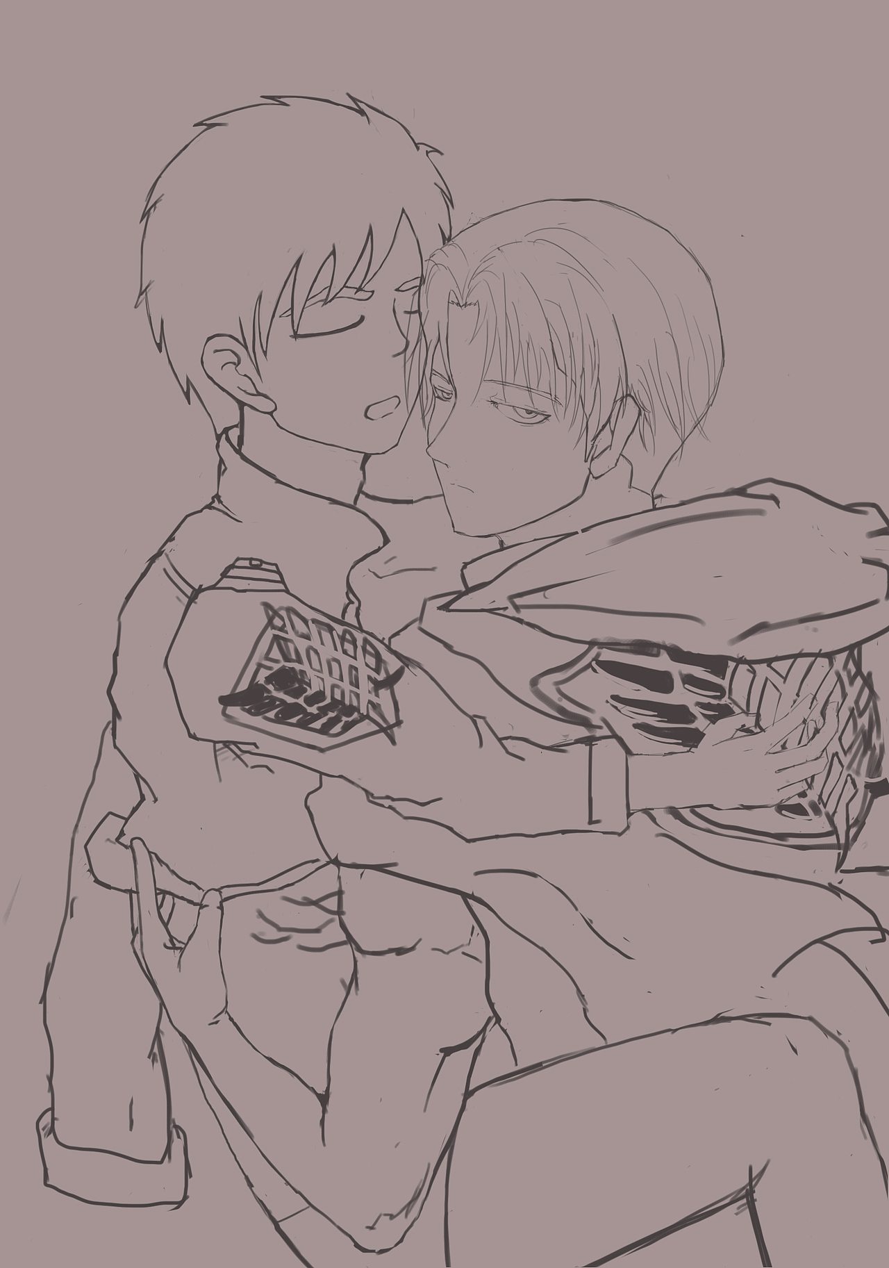 自己的一些手绘跟线稿素材