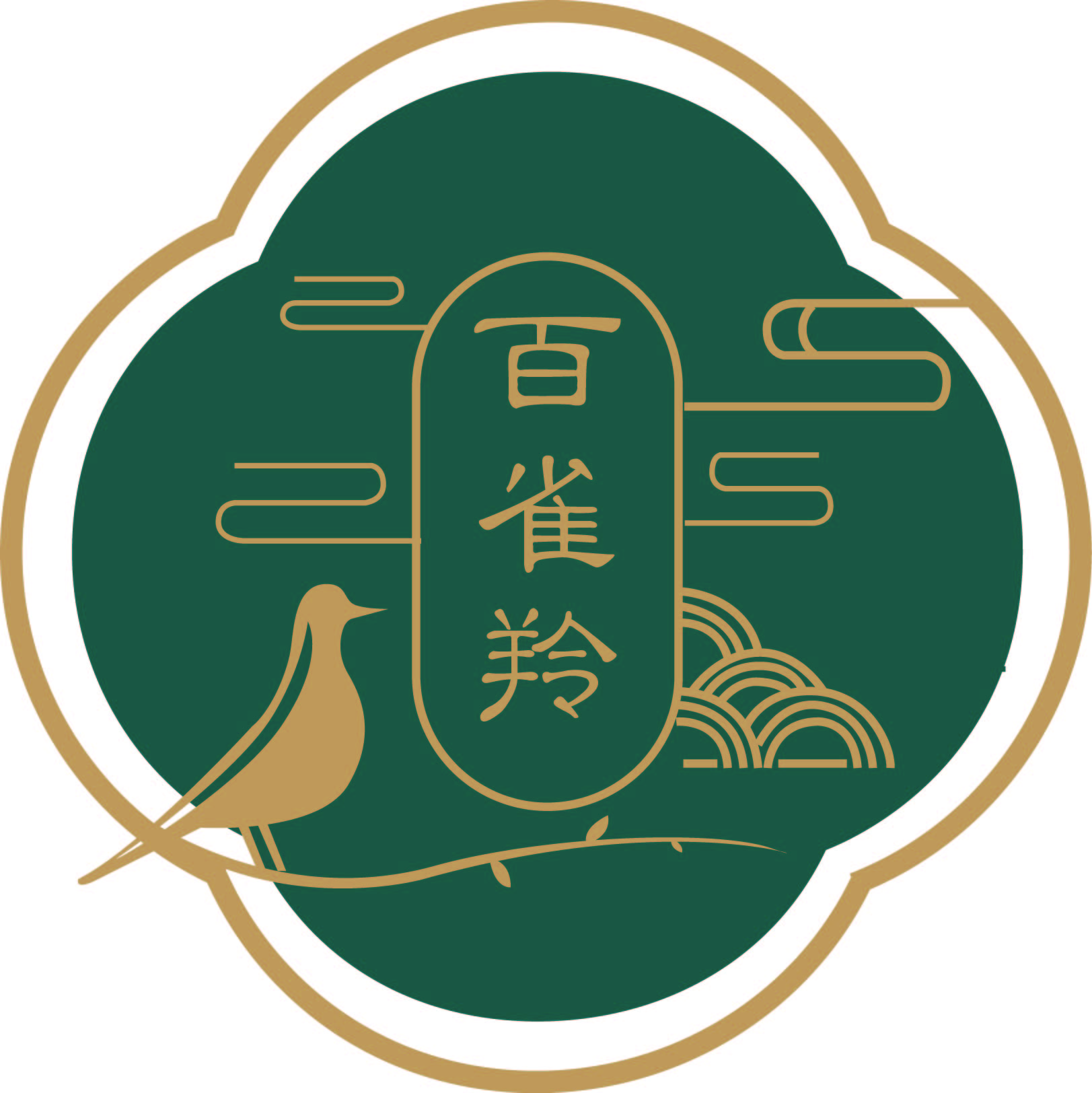 百雀羚logo设计图片