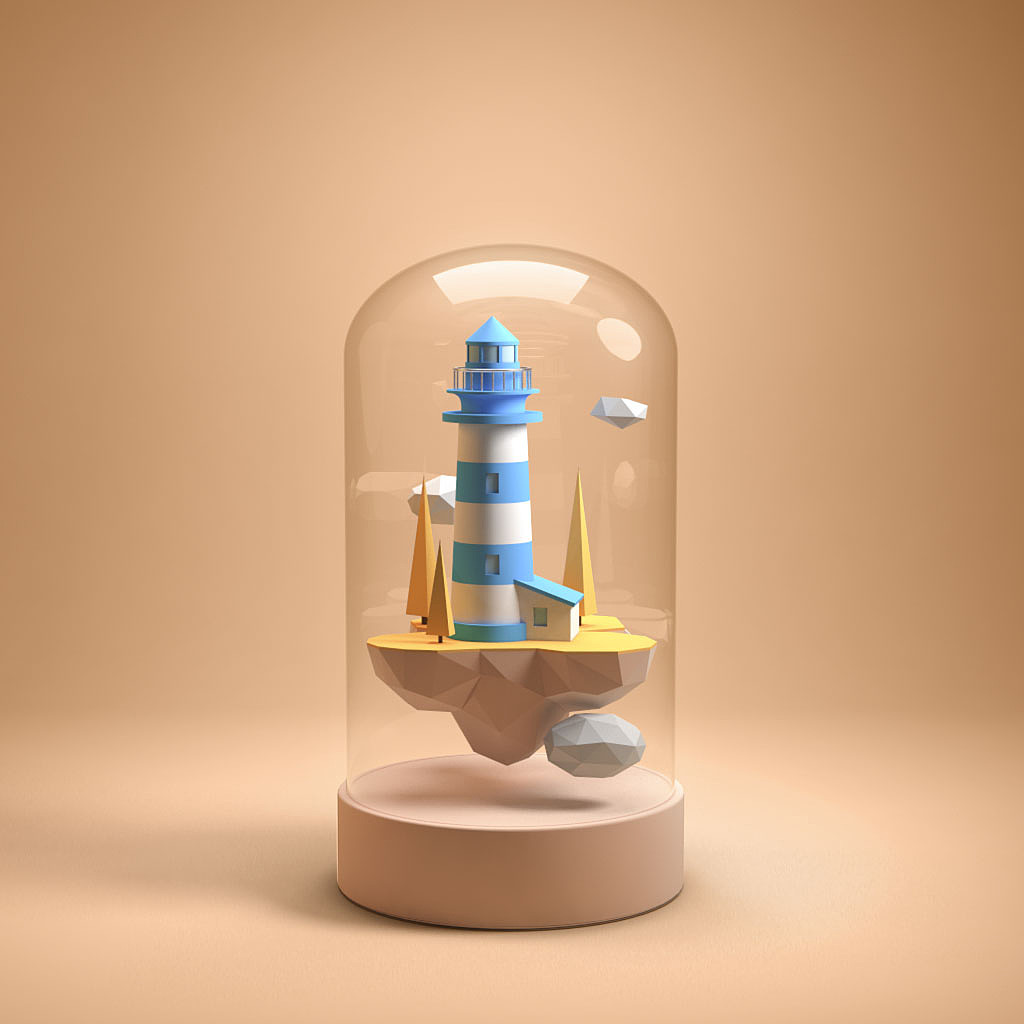 C4D作品案例临摹练习