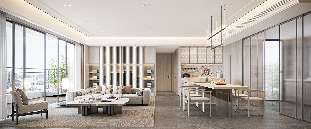 樣板間（圖ZMjc0NzY2MzA4） - 建筑/空間 - 站酷設(shè)計(jì)師BLOCK0原創(chuàng)素材 - 站酷ZCOOL