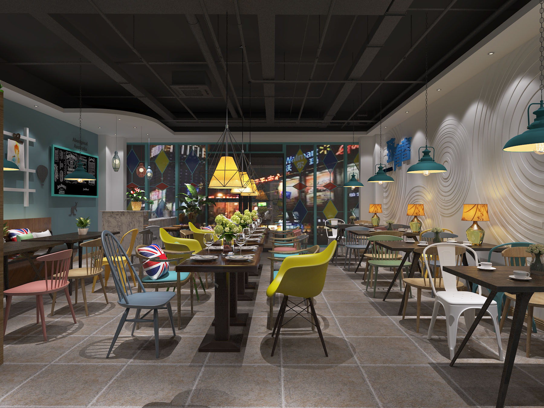 一九的一月第二十一天——工业风餐厅