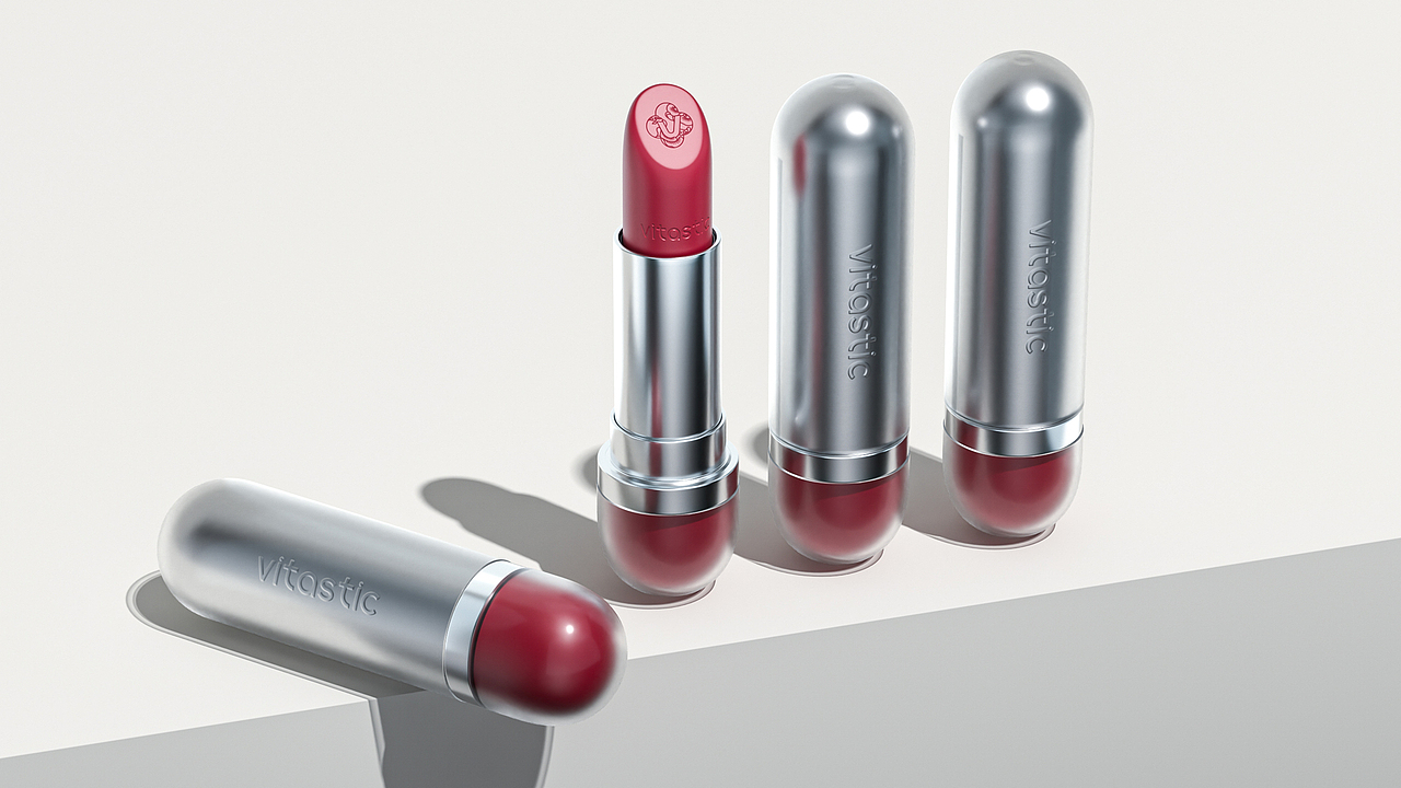 口红产品设计- 口红包装设计 | vitastic（图ZMjY0MDcxNzky） - 包装 - 站酷设计师同道包装设计原创素材 - 站酷ZCOOL