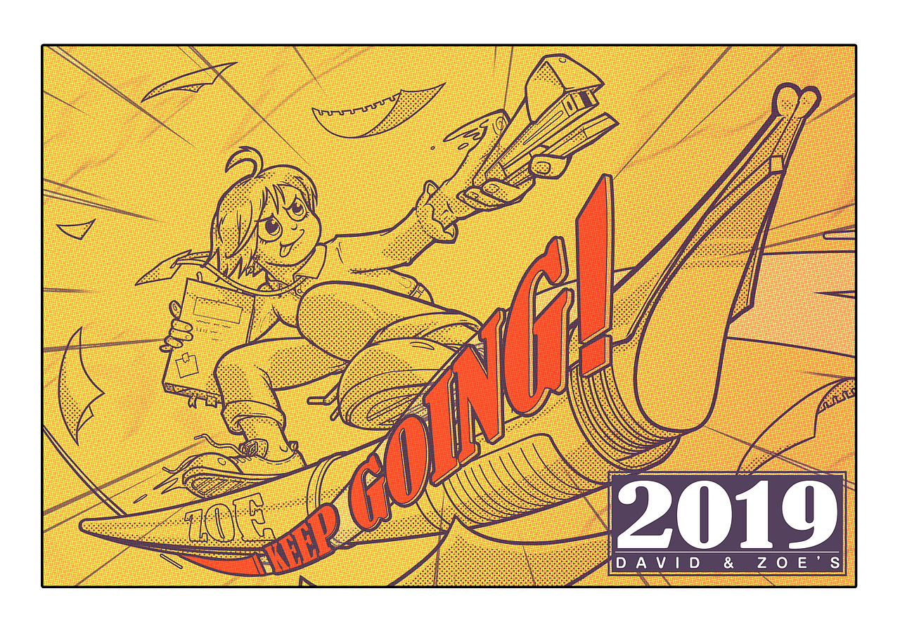 Keep going! 新工作要加油呀，Zoe！（图ZMTgwODg0NzMy） - 创作习作 - 站酷设计师大胃davidd原创素材 - 站酷ZCOOL