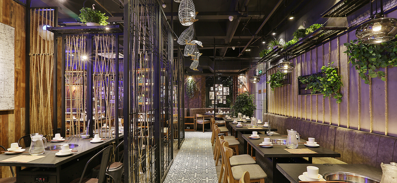 长沙主题餐厅设计-鸭火锅主题餐厅（图ZMTQxOTIzMDY4） - 家装设计 - 站酷设计师婚宴酒店设计公司原创素材 - 站酷ZCOOL