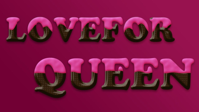 queen英文设计|平面|字体/字形|饭儿儿 - 原创作品 - 站酷 (zcool)