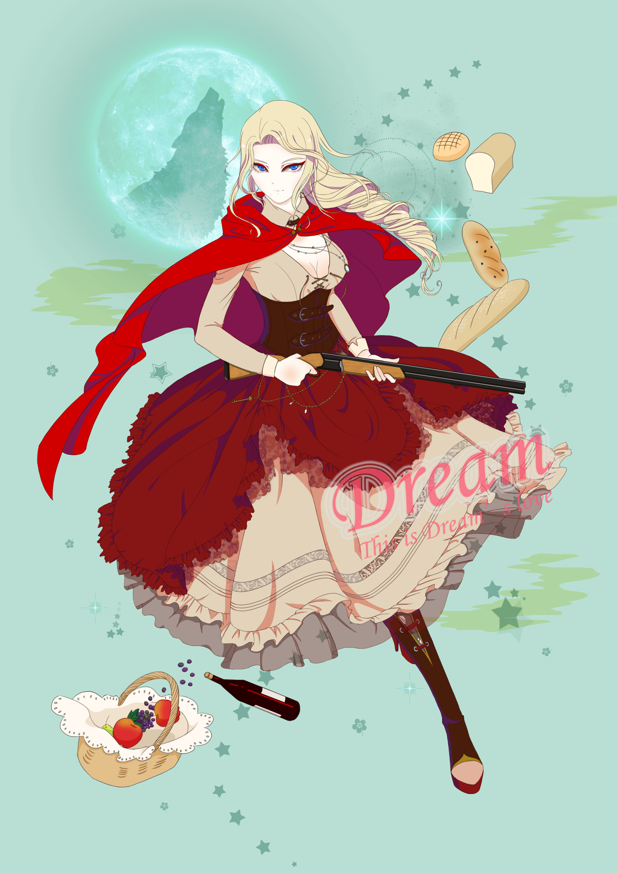 小红帽|插画|商业插画|dream_love - 原创作品 - 站酷 (zcool)