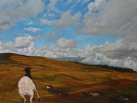 【值值的油画】近的路，远的路