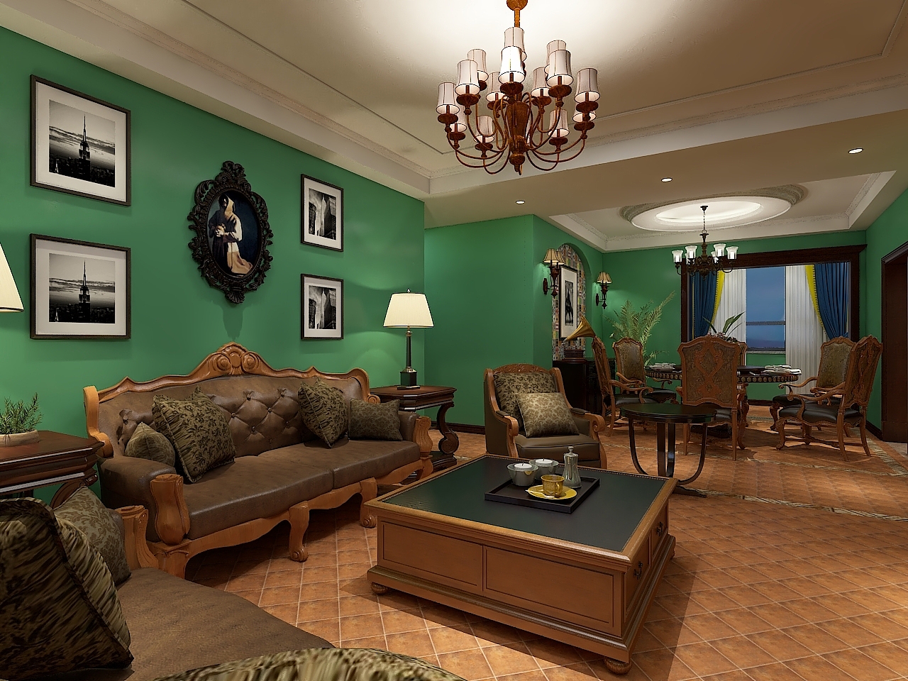 元叶盛美式风格设计