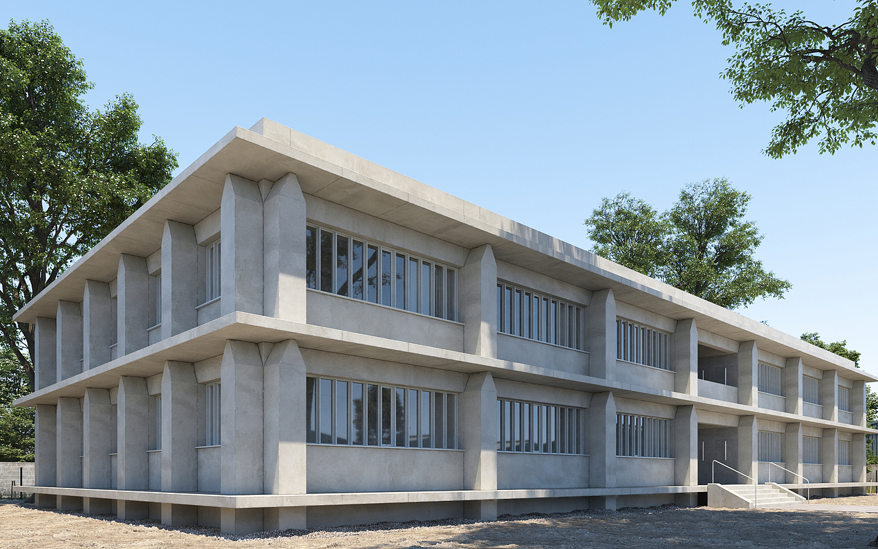 写实办公楼建筑渲染（图ZMjc2NjE5MjI0） - 建筑/空间 - 站酷设计师mister_alan原创素材 - 站酷ZCOOL