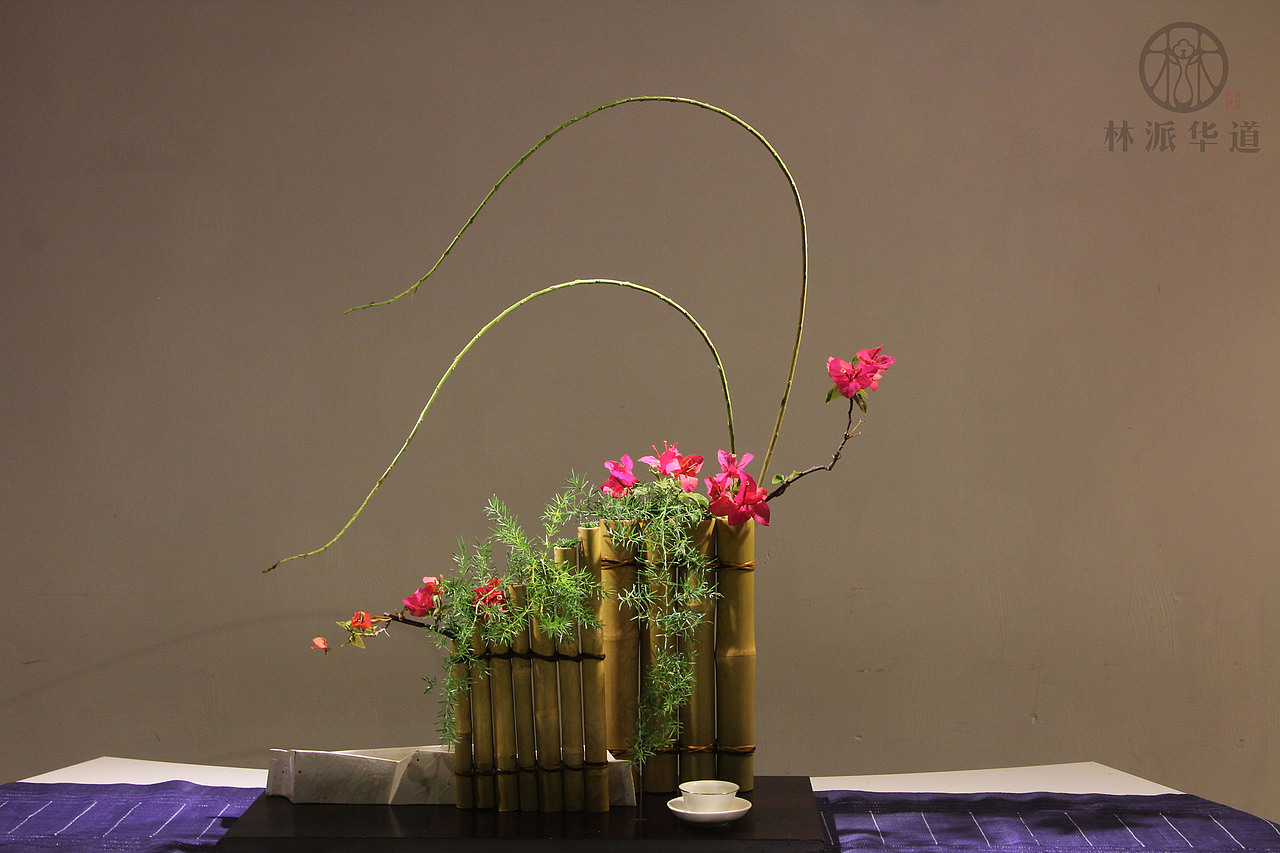 【林派花道】传统花道-茶席花（图ZODM5NjUxNTY=） - 其他手工艺 - 站酷设计师中国林派花道原创素材 - 站酷ZCOOL