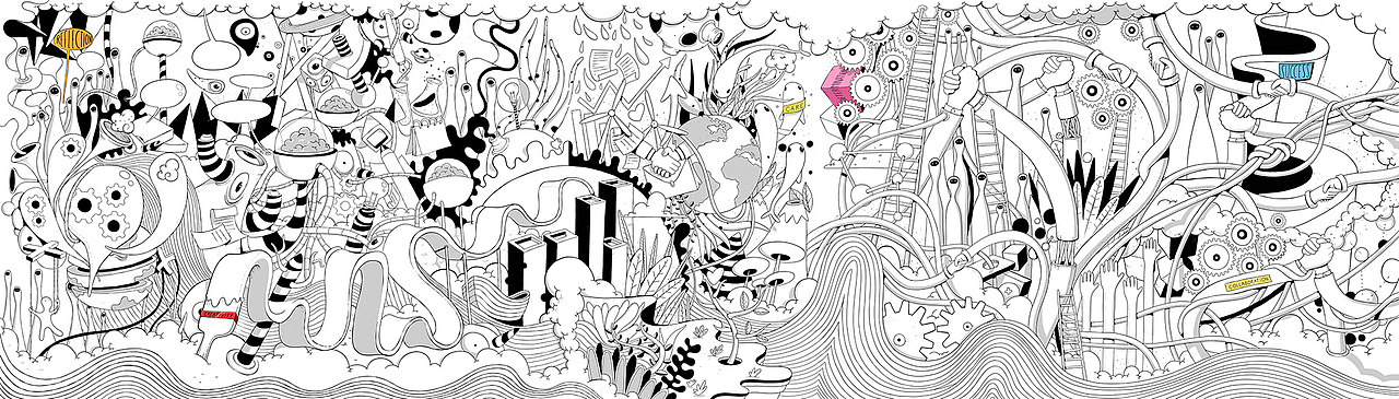 Oscar Llorens为欧洲学府HASTING NEXUS设计的插画（图ZMTk5NDE0MzI0） - 商业插画 - 站酷设计师AG艺峰国际原创素材 - 站酷ZCOOL