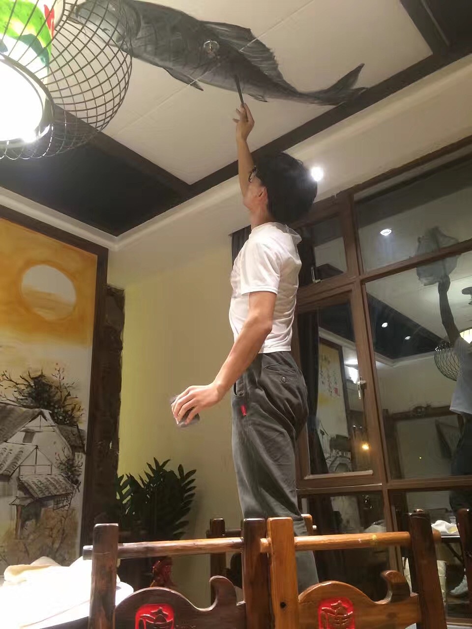 手绘墙绘餐饮墙绘 珠三角广州深圳墙绘案例