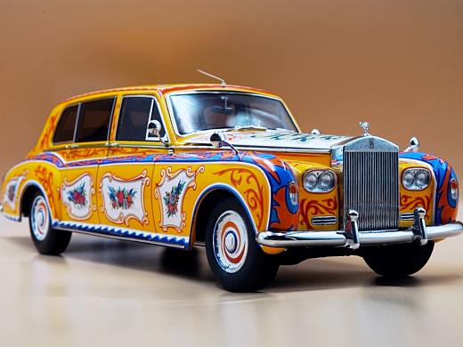 劳斯莱斯 幻影 1:18 模型摄影