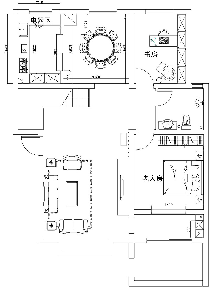 锦绣王府280平方美式乡村复式别墅装修设计欣赏（图ZMTMxMjg5Mzgw） - 家装设计 - 站酷设计师美巢装饰花园路店原创素材 - 站酷ZCOOL