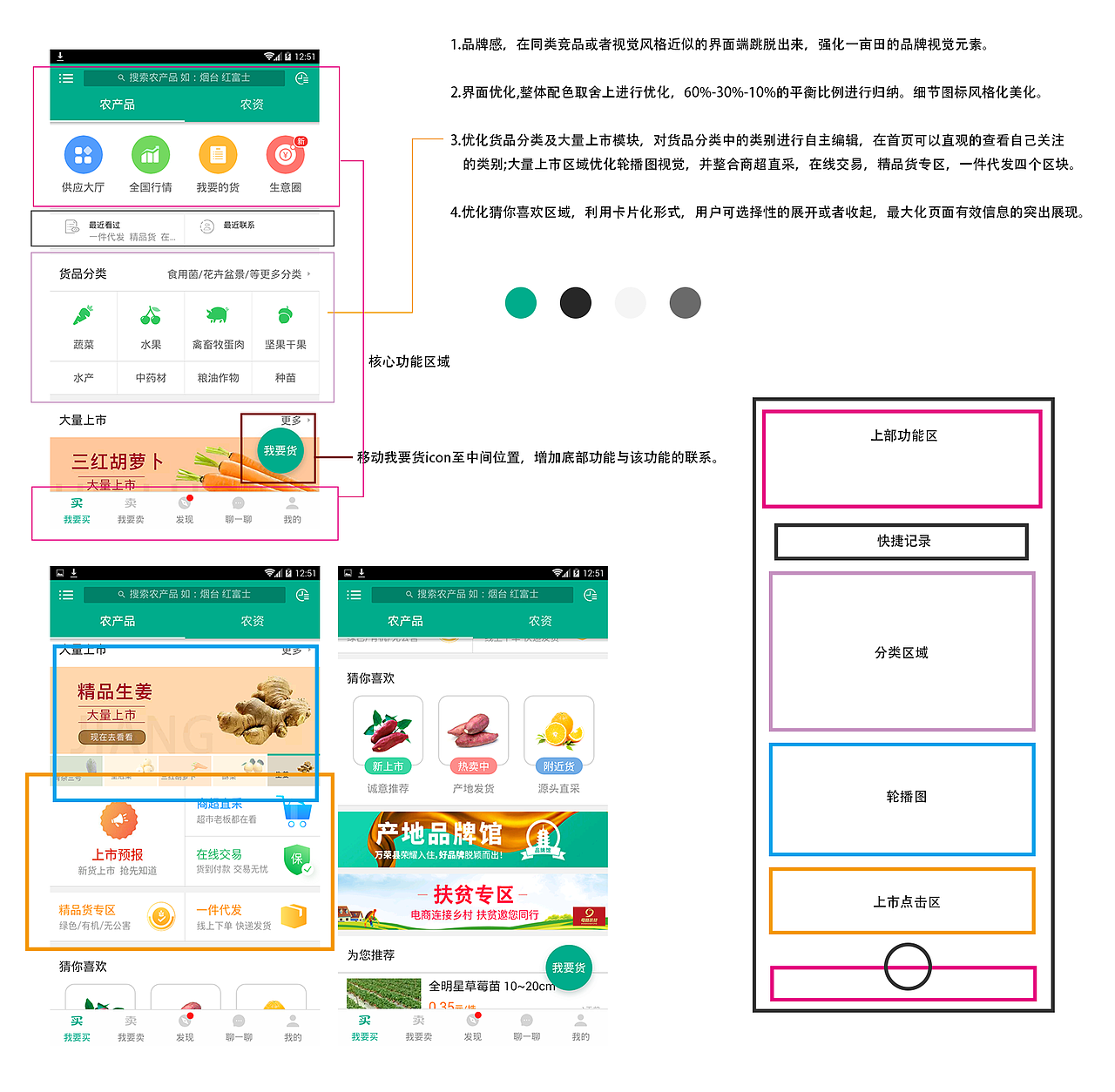 一亩田APP首页视觉改版尝试（图ZMTAxMDM1MTQw） - APP interface - 站酷设计师桃桃有个铁心脏原创素材 - 站酷ZCOOL