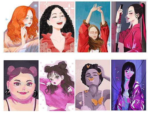 《Woman》女性头像30图