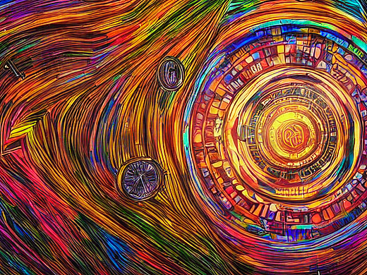 #AI创作实验室#五颜六色的线条结合