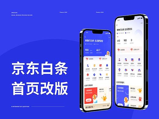 京东金融测试题-白条首页UI设计
