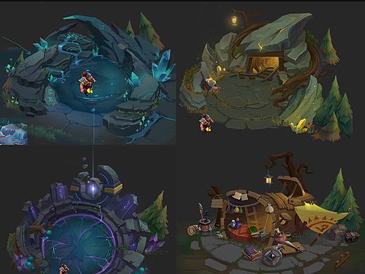 MOBA地图（个人主页-ZMzQ2MTUzMTI=） - 游戏原画 - 站酷设计师mirror酱原创素材 - 站酷ZCOOL