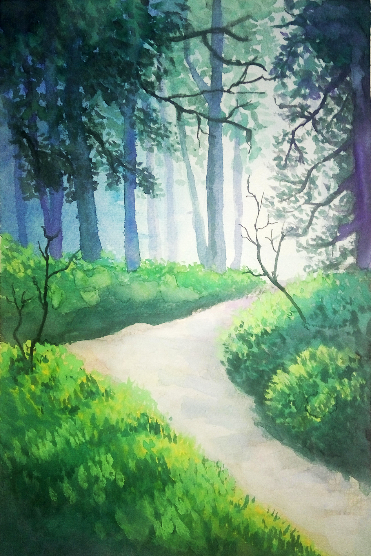 太行山写生|插画|艺术插画|文景三撇_原创作品-站酷zcool