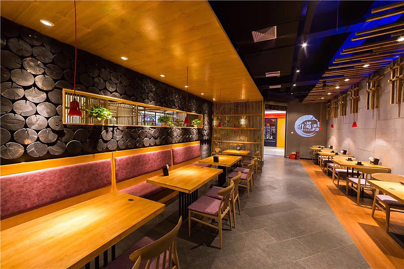 麻辣香锅火锅装修设计|郑州好的火锅店设计案例