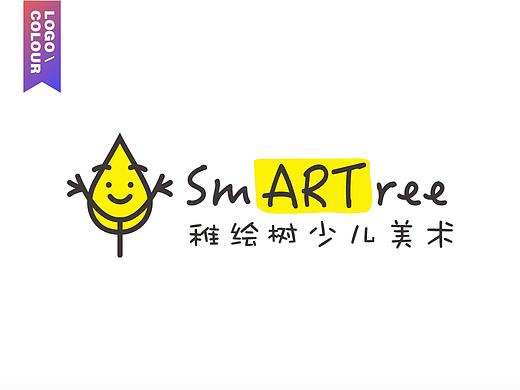 儿童绘画培训机构logo设计