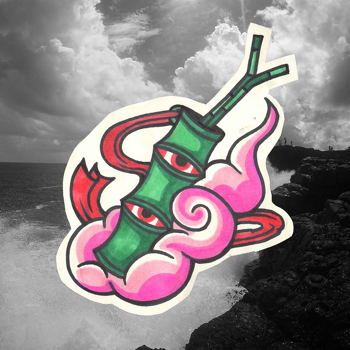 八仙过海，各显神通（图ZOTMxNjM5OTY=） - 新锐潮流插画 - 站酷设计师saycr原创素材 - 站酷ZCOOL