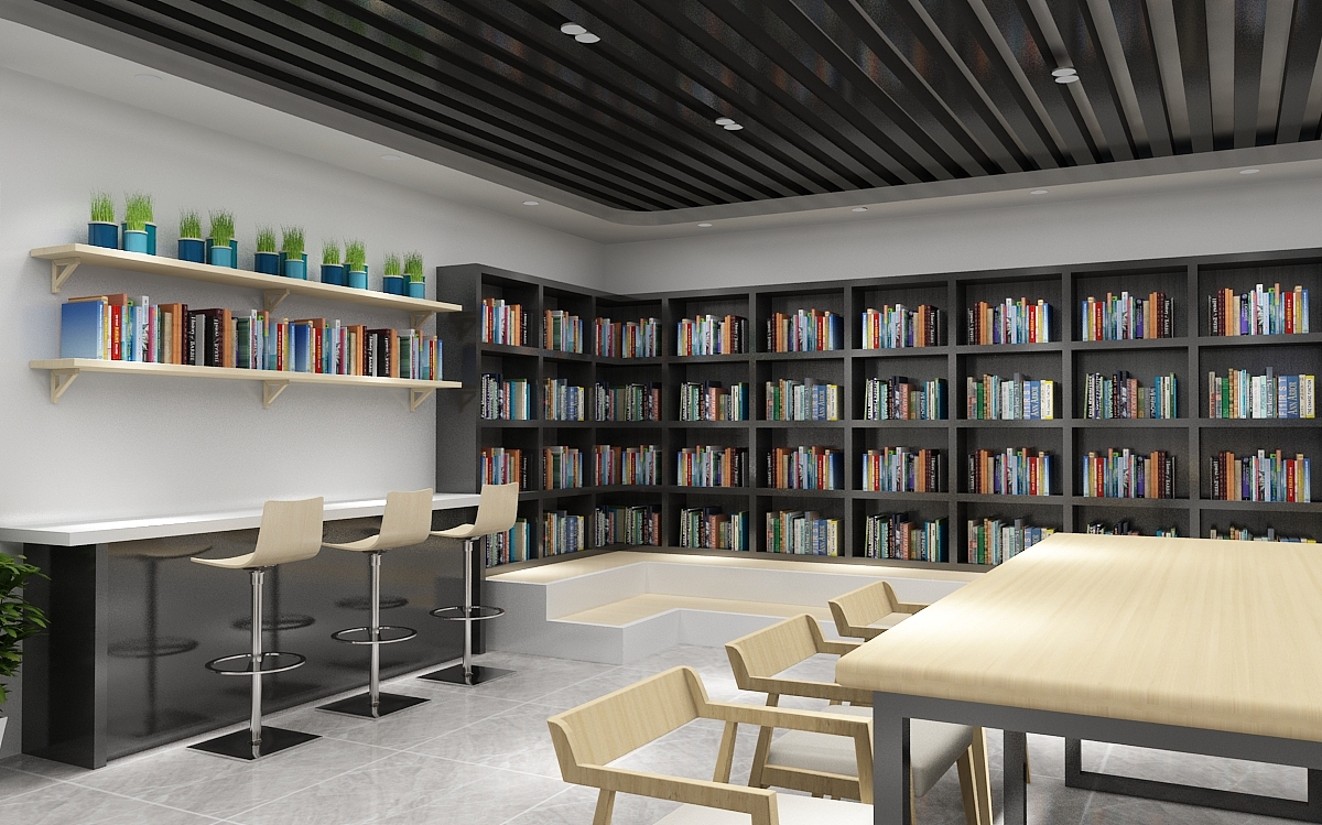 休息阅读室设计3D效果图（图ZMjUxODYyNTU2） - 场景 - 站酷设计师3D设计师NG男原创素材 - 站酷ZCOOL