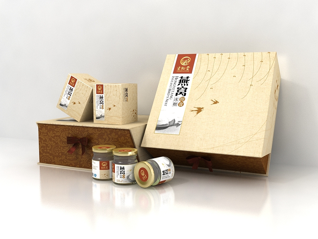 食品包装设计 燕窝包装 礼盒袋装 瓶身包装（图ZMzcyMjUyOTY=） - 包装 - 站酷设计师fion菲昂原创素材 - 站酷ZCOOL