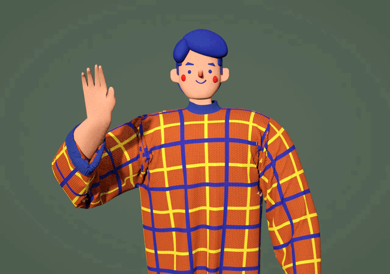 Nickel-二维插画转三维试验（图ZMTQ5OTcxMDI4） - 人物/生物 - 站酷设计师nickel小科原创素材 - 站酷ZCOOL