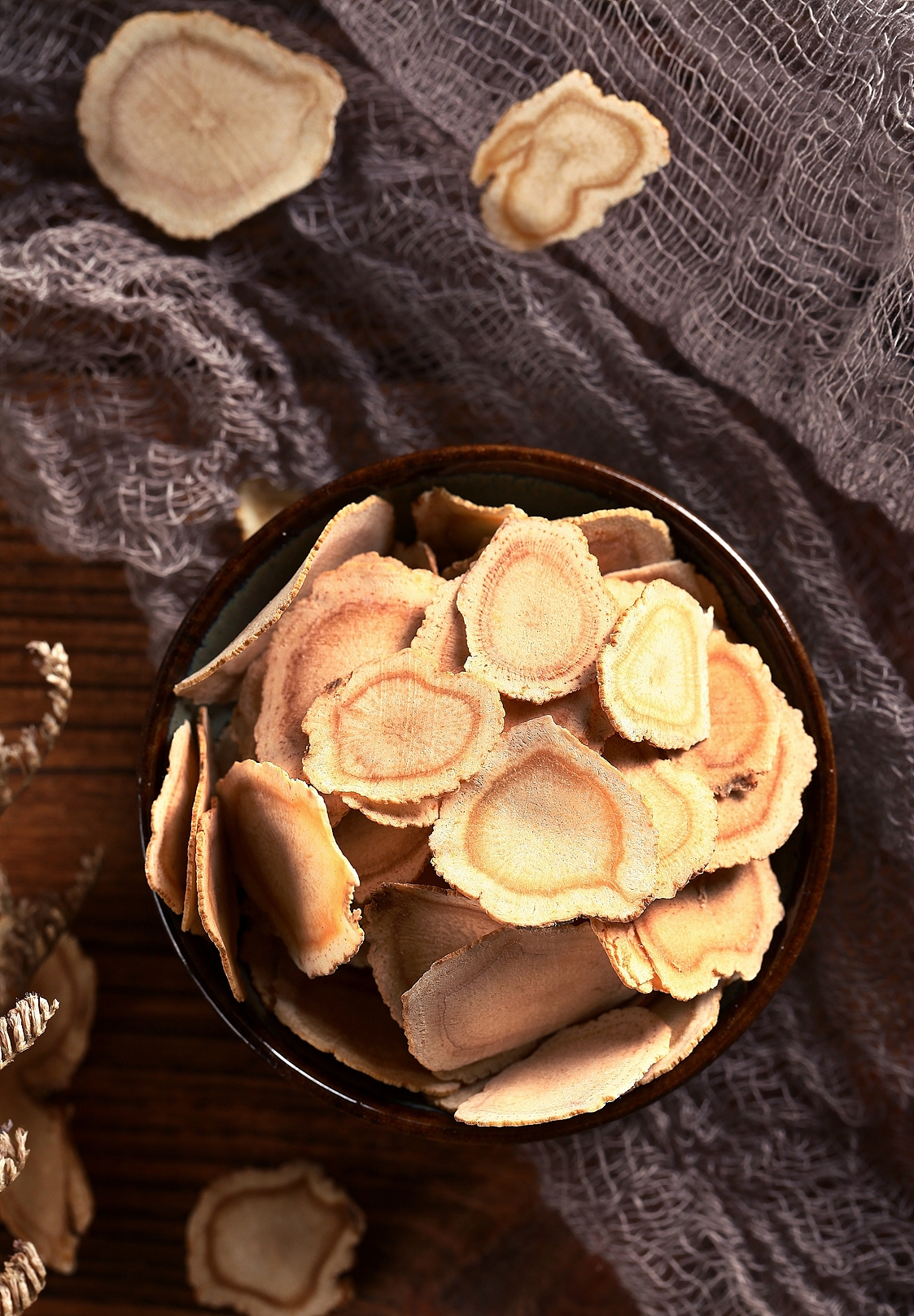 聚真宝堂滋补产品西洋参摄影