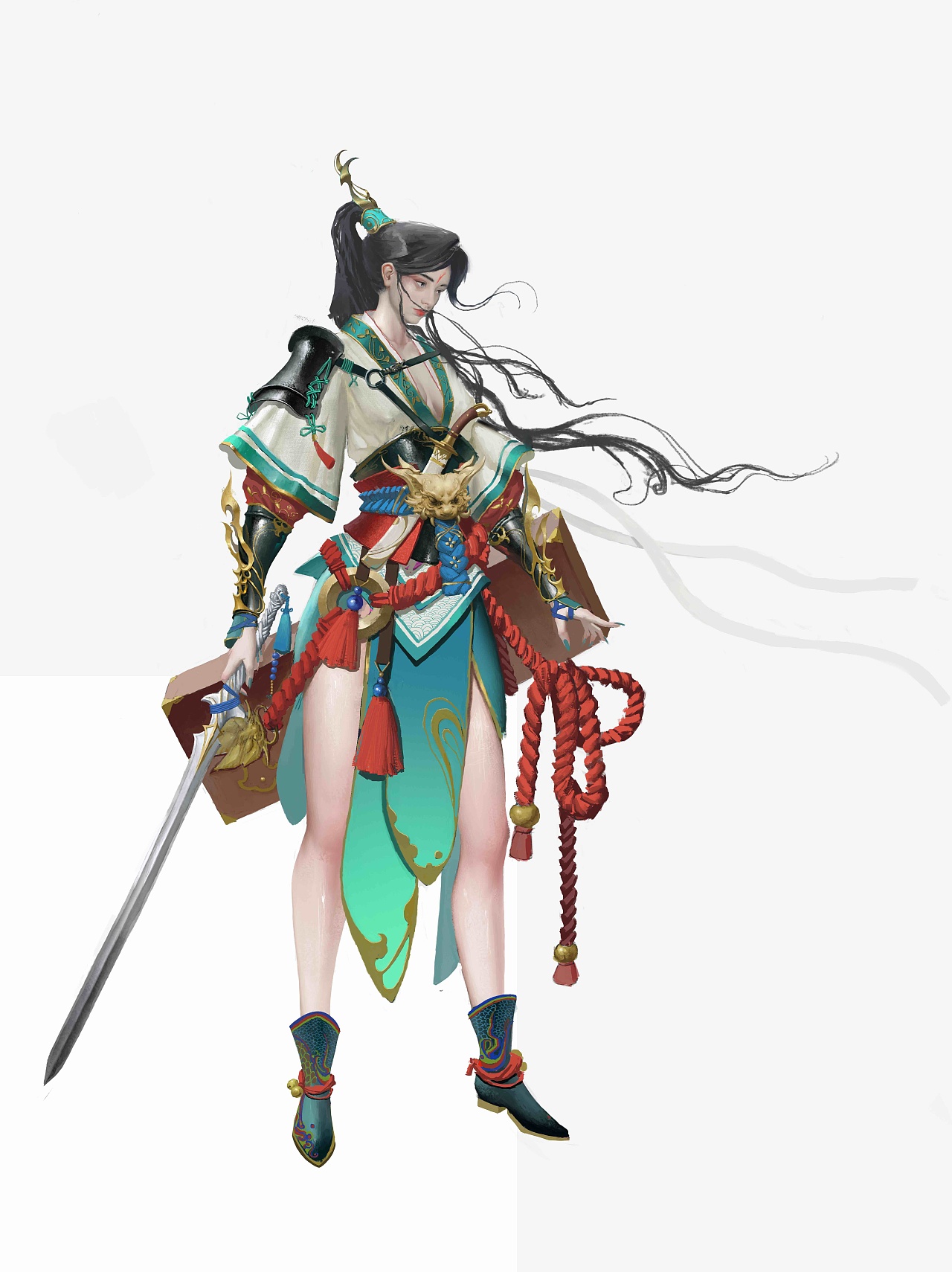 角色设计过程图|插画|游戏原画|琥珀hp - 原创作品 - 站酷 (zcool)