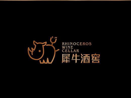 红酒logo设计