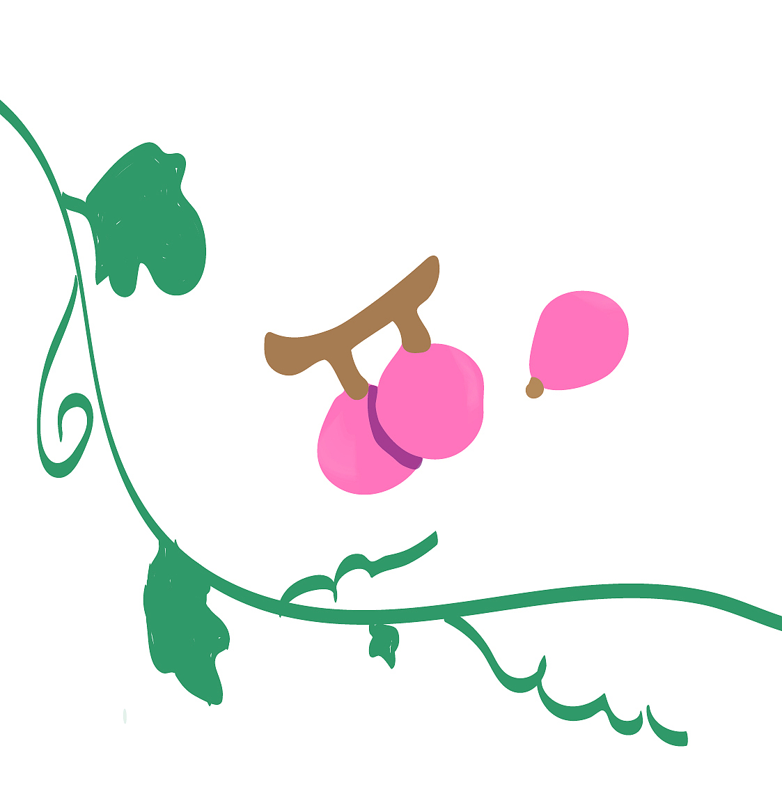 原创插画分享:我爱吃的水果