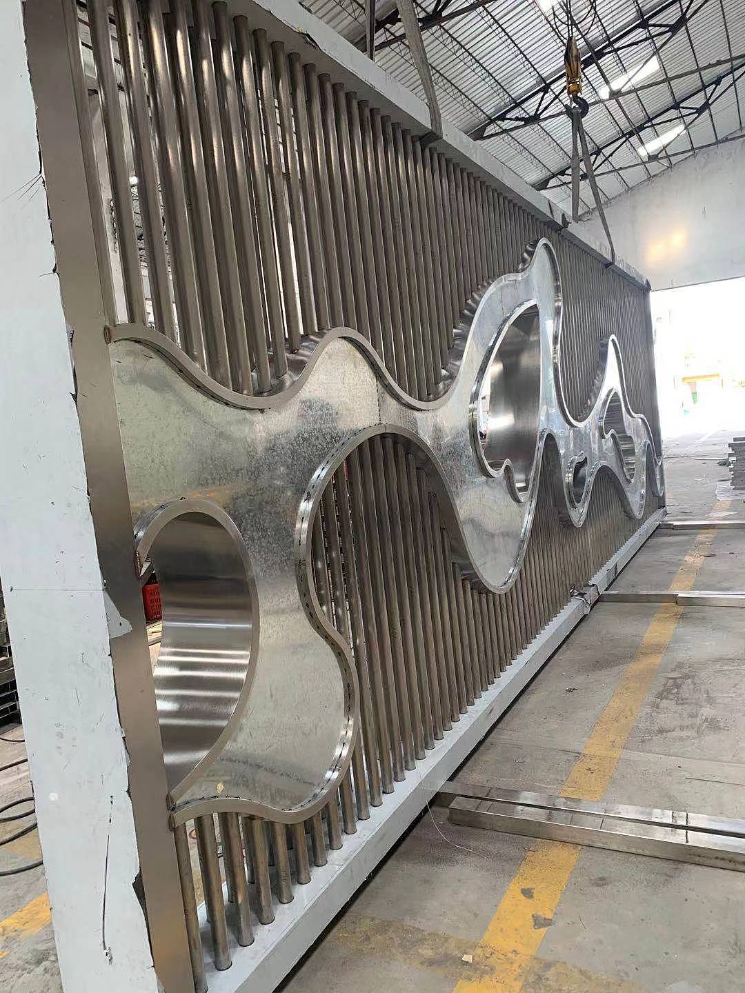 景观不锈钢艺术背景墙屏风定制厂家