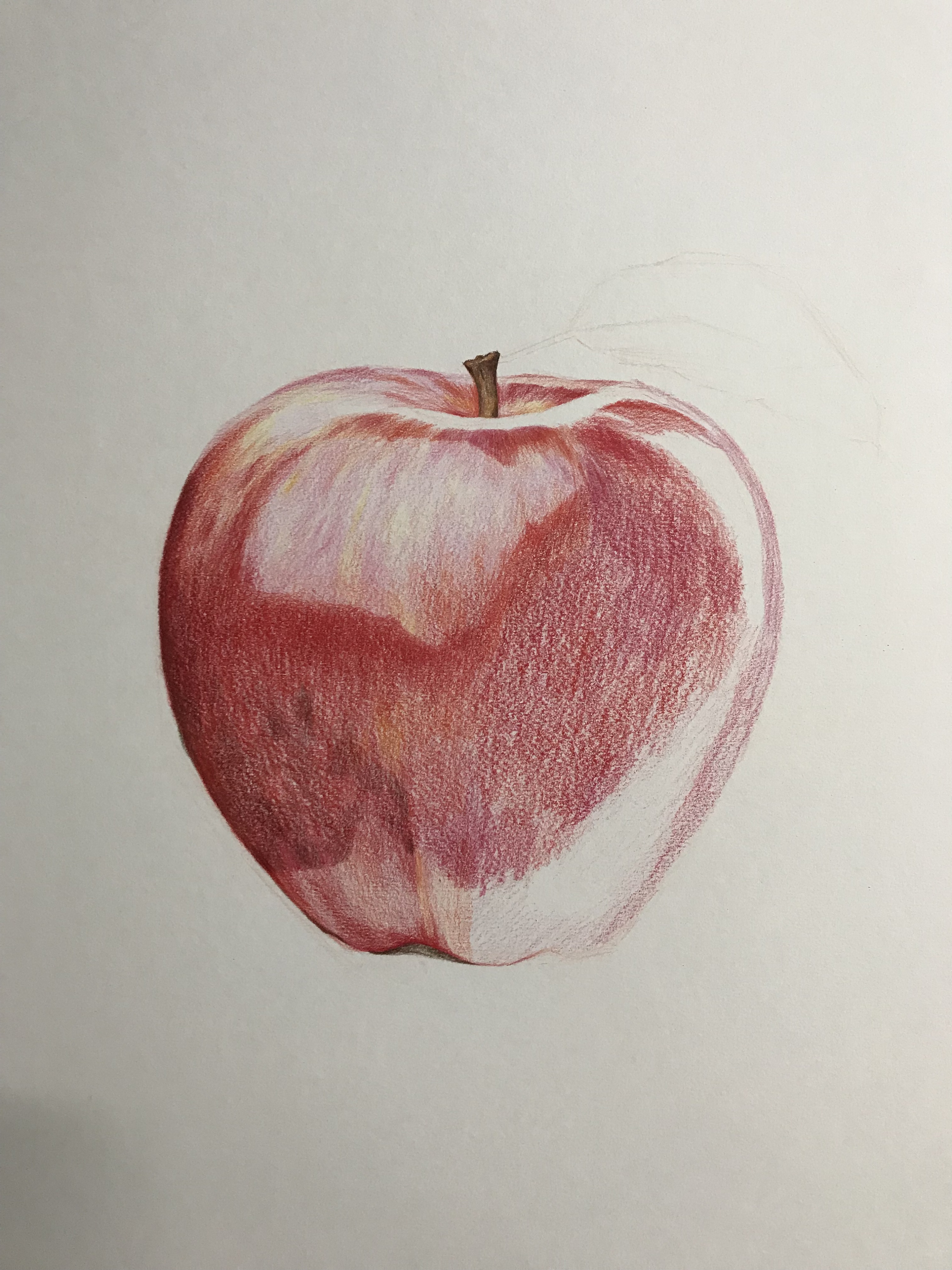 【又画】苹果-2（手绘插画入门教程）_哔哩哔哩_bilibili