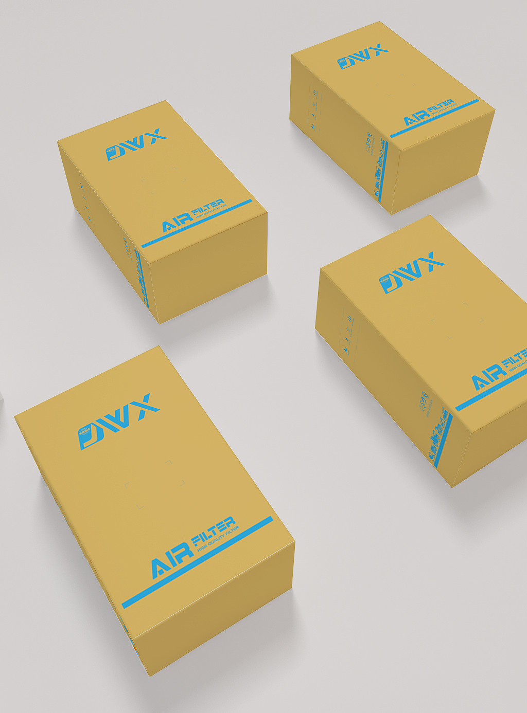 疆无限空滤包装设计