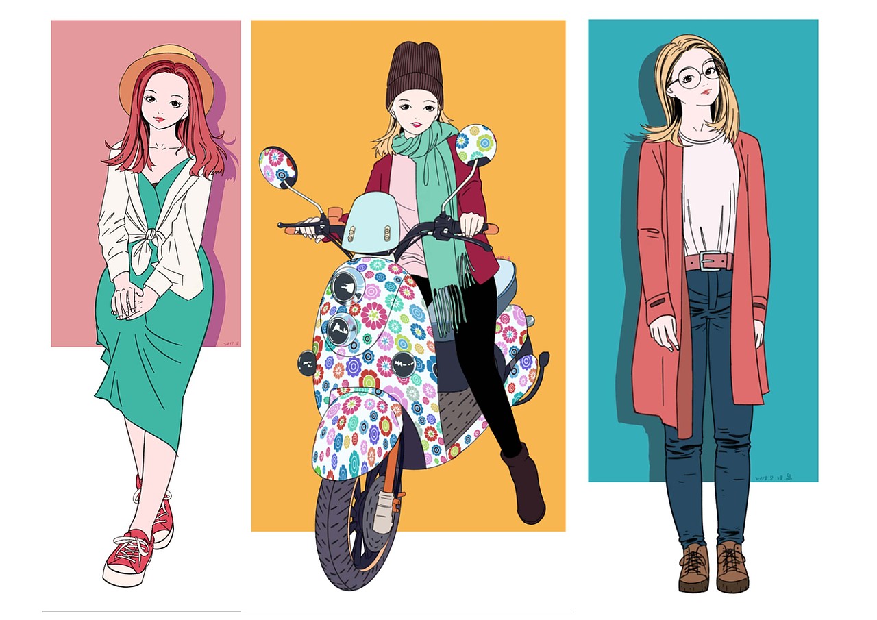 girls（图ZMTM0MjU4ODg4） - 创作习作 - 站酷设计师RX1920原创素材 - 站酷ZCOOL