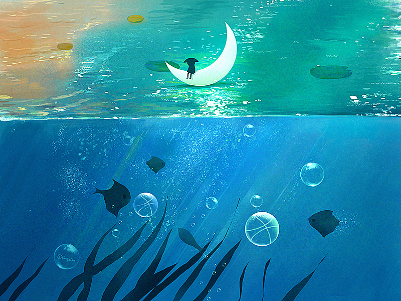 插画篇-梦幻之旅系列（图ZMTIxODYzMjY4） - 创作习作 - 站酷设计师风绽原创素材 - 站酷ZCOOL