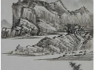 王軍河 中國傳統(tǒng)山水畫研究（個人主頁-ZMzY4MjYyMTY=） - 繪畫 - 站酷設(shè)計(jì)師水為鄰原創(chuàng)素材 - 站酷ZCOOL