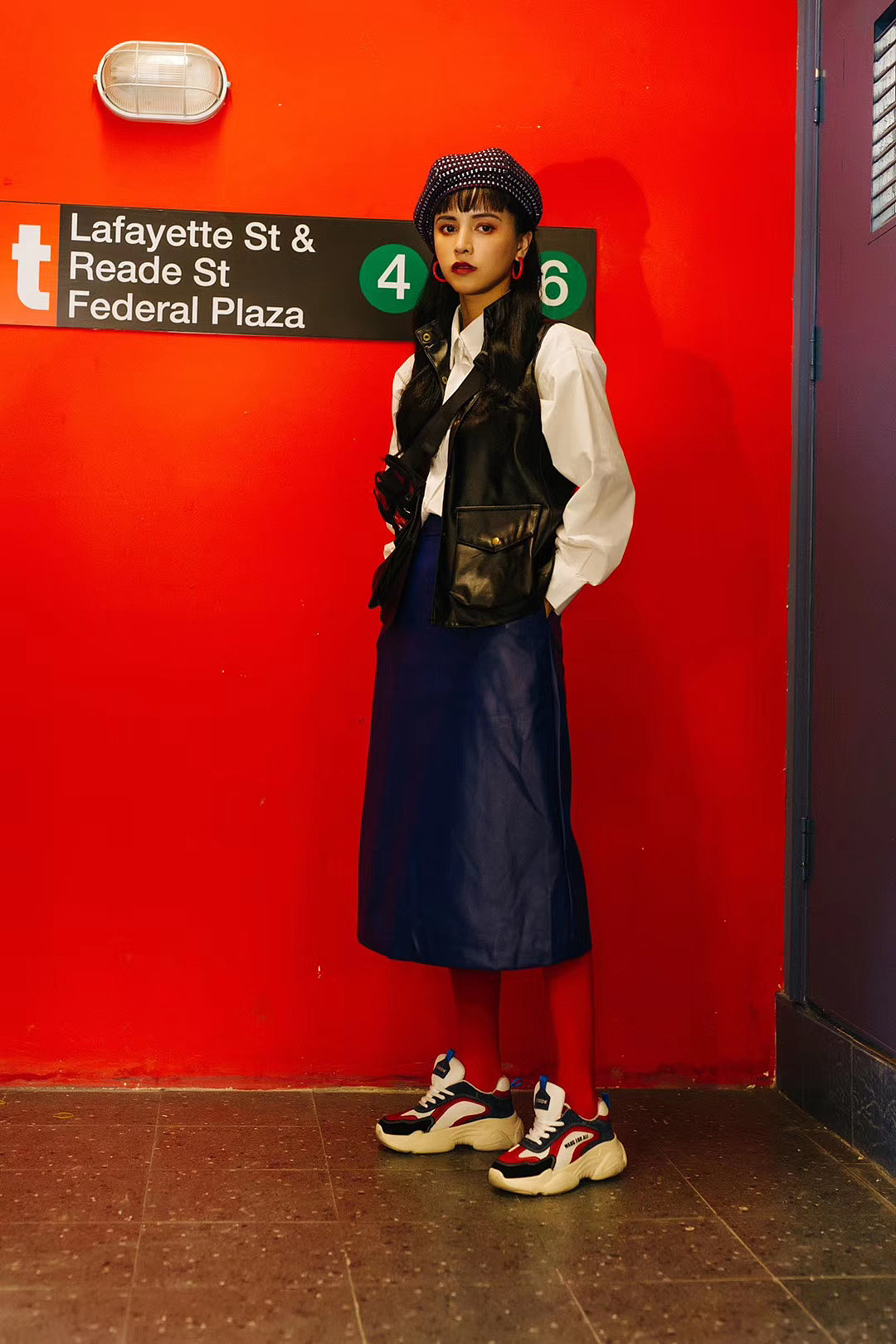 模特伞伞 帽子拍摄 模特拍摄