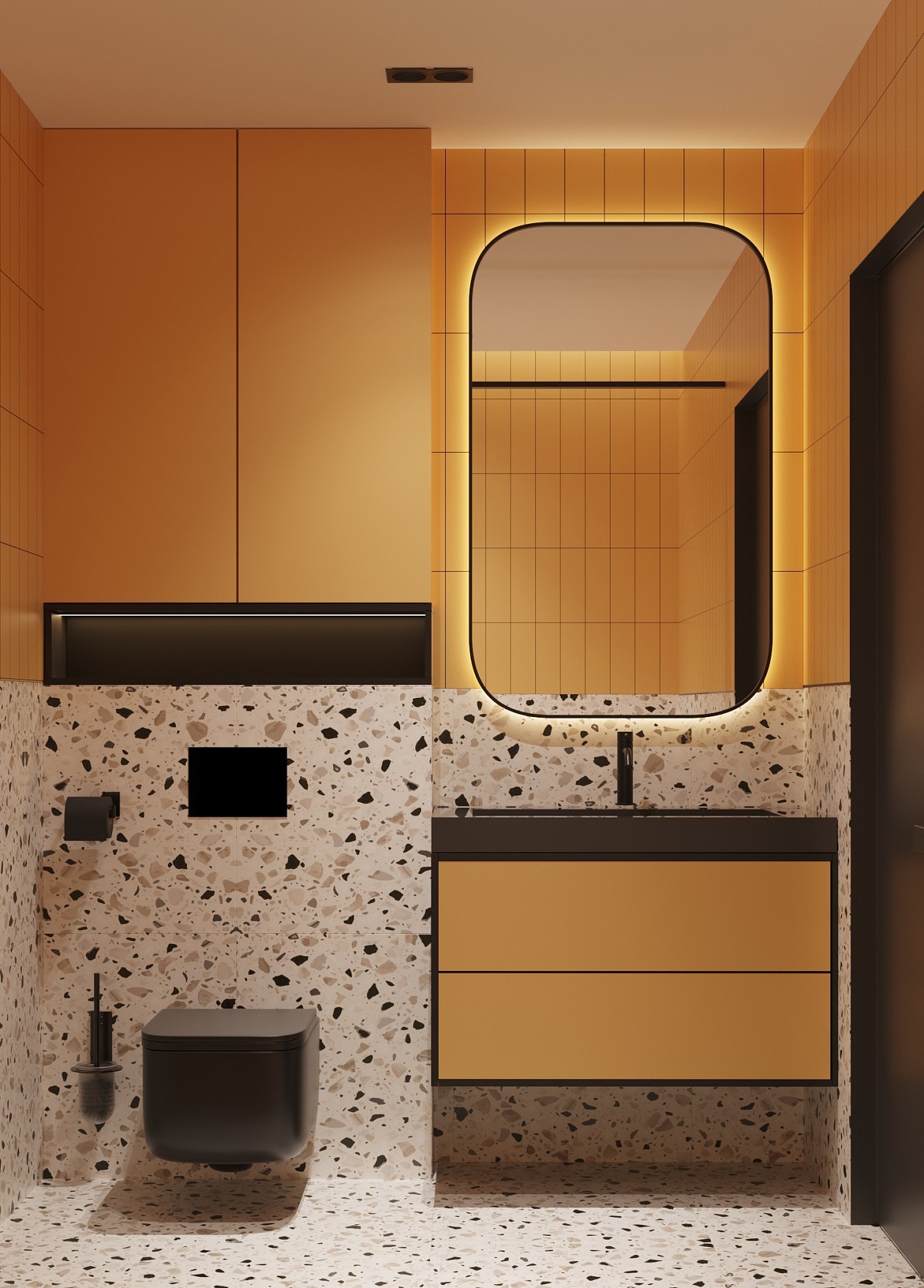 复式户型 色彩丰富