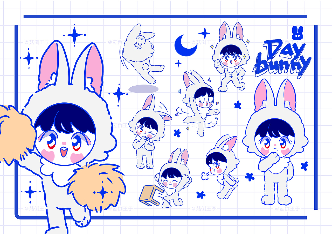 肖肖动物园系列（图ZMjU1OTY3Njcy） - 概念设定 - 站酷设计师菇倒王子原创素材 - 站酷ZCOOL