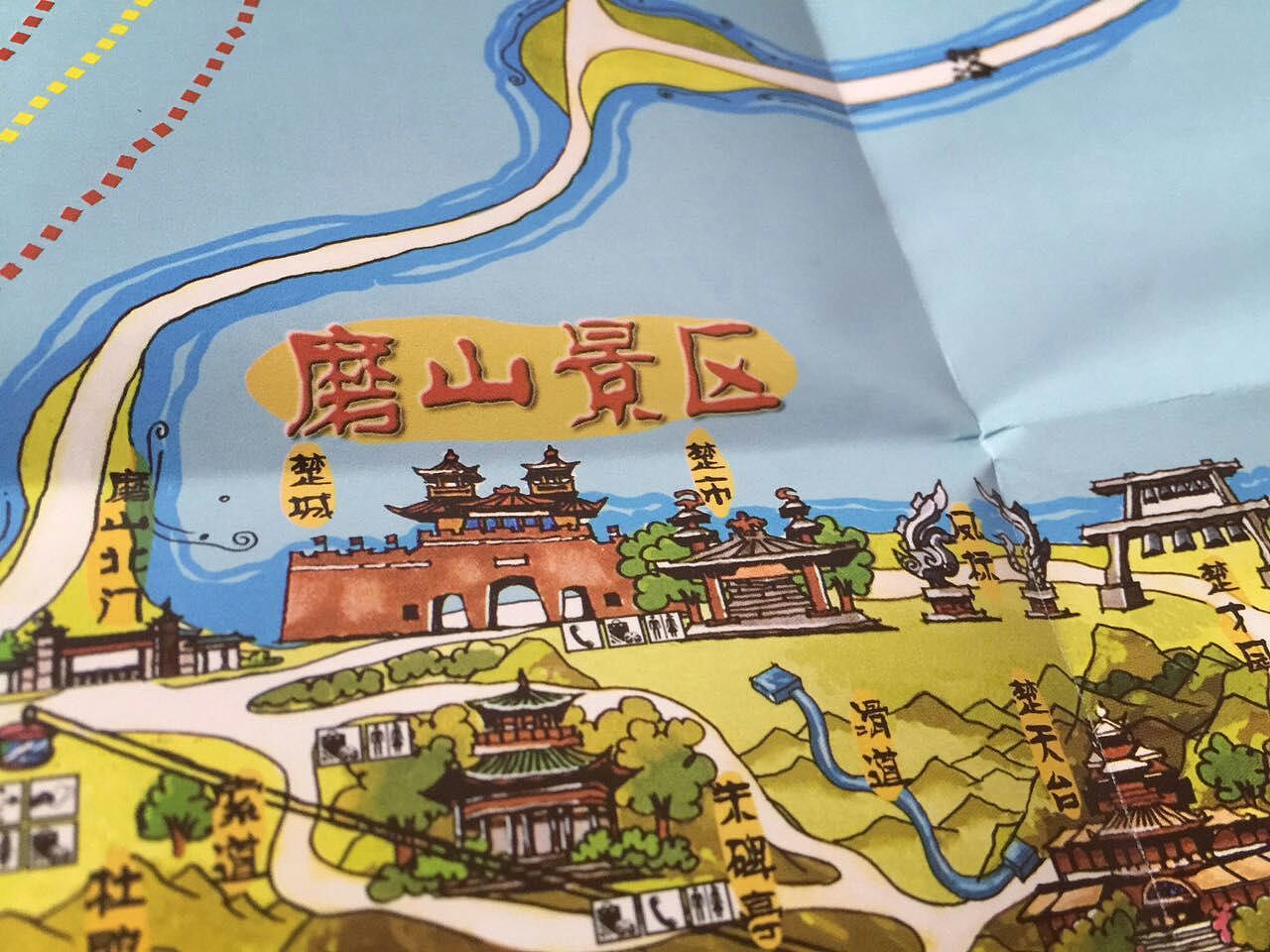 武汉东湖手绘地图绘林设计