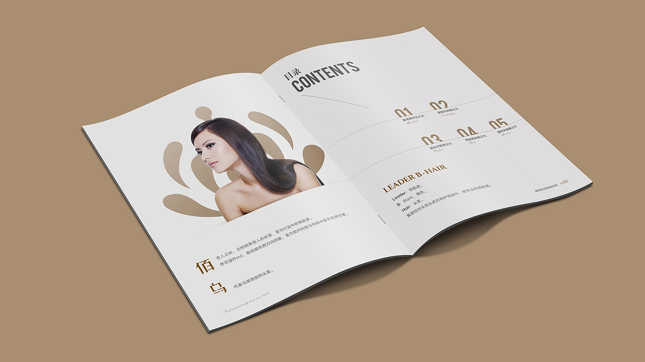 画册设计 护发养发