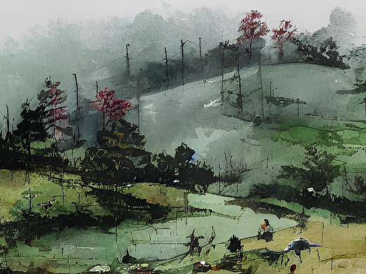 江南烟雨