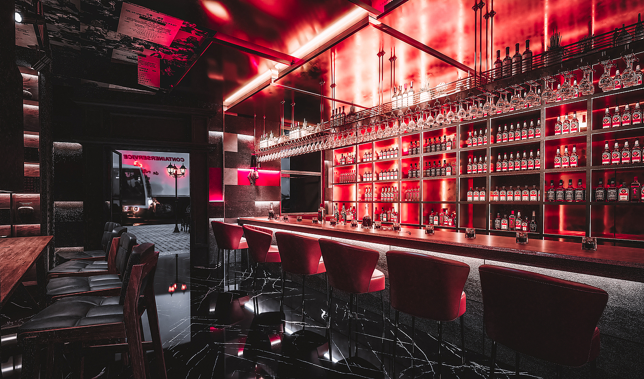 動物世界原創(chuàng)音樂酒吧設(shè)計效果（圖ZMjYwMTA2Njg0） - 商業(yè)空間設(shè)計 - 站酷設(shè)計師墨松設(shè)計原創(chuàng)素材 - 站酷ZCOOL