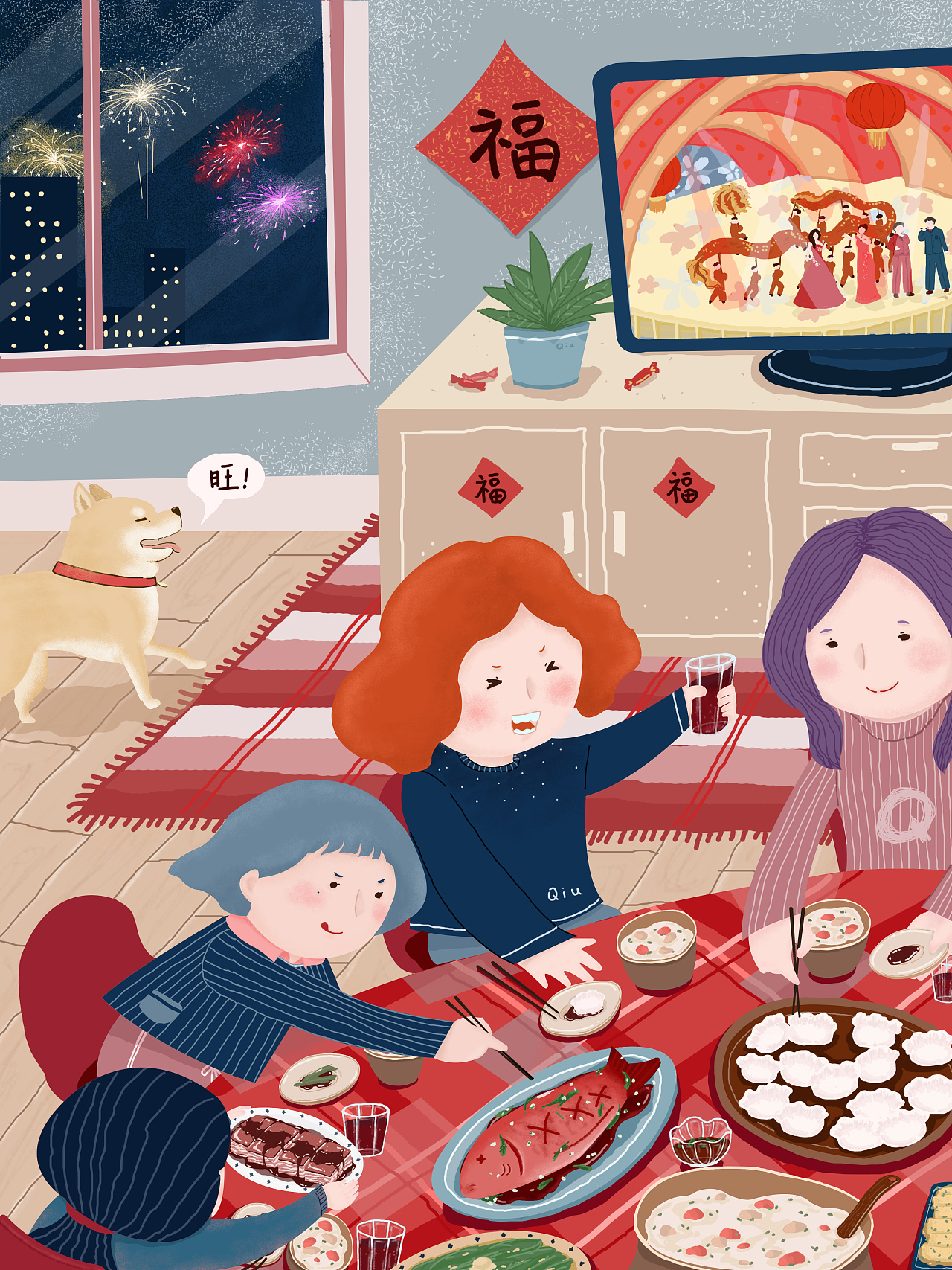 大画中国节我们这么过节